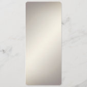 Gouden Bloemen Lijst met Rode Stenen Menu (Achterkant)