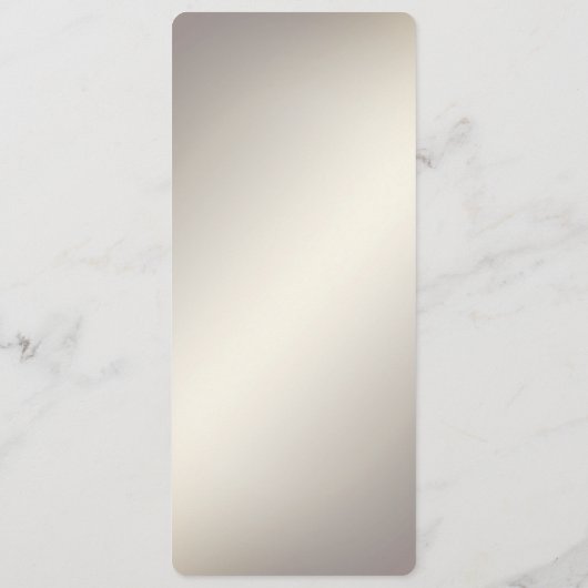 Gouden Bloemen Lijst met Rode Stenen Menu (Achterkant)