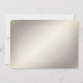 Gouden Bloemen Lijst met Rode Stenen Save The Date (Achterkant)