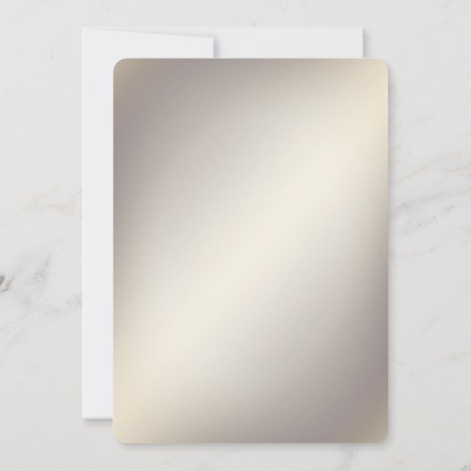 Gouden Bloemen Lijst met Rode Stenen Save the Date (Achterkant)