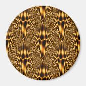 Gouden bloemen...... magneet (Voorkant)