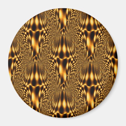 Gouden bloemen...... magneet (Voorkant)