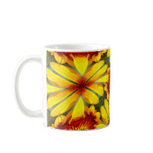 Gouden bloemen patroon