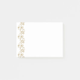 Gouden Bloemen Post-it® Notes