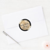 Gouden Bloemen Product Label Body Butter (Envelop)