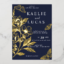 "Gouden Bloemen Van Liefde" | Romantische Marine H