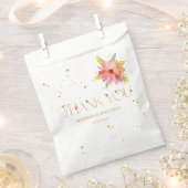 Gouden Bloemen Wildflower Botanical Dank u bruilof Bedankzakje (Geknipt)