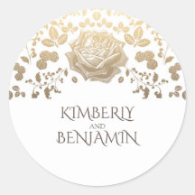  gouden bloemen wit elegante bruiloft