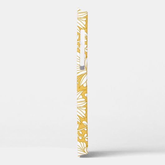 Gouden bloemendoodle, abstract handgetekend Case-Mate iPhone case (Achterkant / Links)