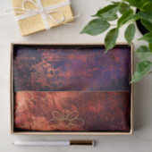 Gouden Bloemengrunge Damast Tissuepapier (Geschenk)