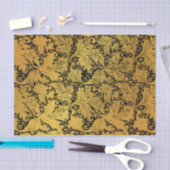 Gouden bloemenpatroon Oosterse bloem Tissuepapier (Craft)