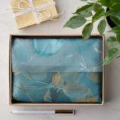 Gouden Bloemige Fluister Tissue Papier (Geschenk)