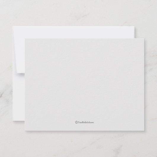 Gouden bloemige trouwuitnodiging kaart (Achterkant)