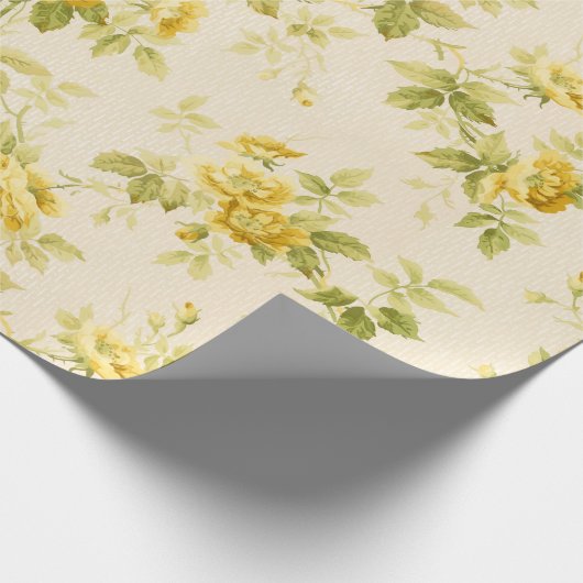  gouden bloemkool cadeaupapier (Hoek)