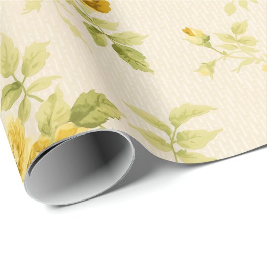 gouden bloemkool cadeaupapier (Rol Hoek)