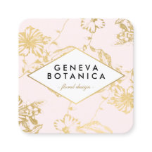  gouden bloemmotief op roze designer