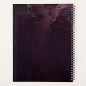 Gouden Bloemornament met Parels Planner (Achterkant)
