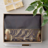 Gouden Bloemornament met Parels Tissuepapier (Geschenk)