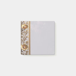 Gouden Bloemornament Post-it-notities Post-it® Notes