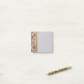 Gouden Bloemornament Post-it-notities Post-it® Notes (Op bureau)