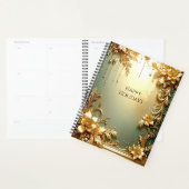 Gouden Bloemornamenten Vakantie Planner (Display)