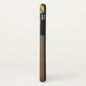 gouden bloempatroon monogram Case-Mate iPhone case (Achterkant/links)