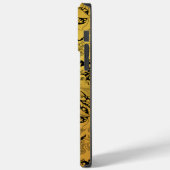 Gouden Bloempatroon Oriëntaalse Bloem Case-Mate iPhone Case (Achterkant / Links)