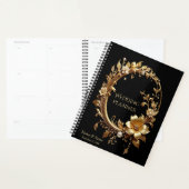 Gouden Bloemrijke Sierlijst Planner (Display)