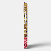 Gouden Bloemstuk Rozen Parels glinsterend geschenk Case-Mate iPhone Case (Achterkant / Links)