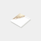 Gouden bloemversieringen Post-it-notities Post-it® Notes (Schuin)