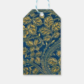 Gouden Bloesem Elegantie Cadeaulabel (Achterkant)
