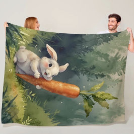 Gouden Bloesem Elegantie Fleece Deken