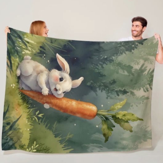 Gouden Bloesem Elegantie Fleece Deken