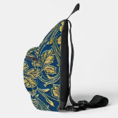 Gouden Bloesem Elegantie Sling Bag (Rechts)