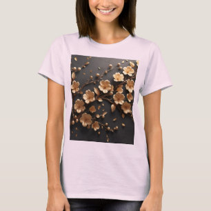 Gouden Bloesem Elegantie T-shirt