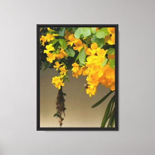 Gouden Bloesem Schoonheid Canvas Afdruk (Voorkant)