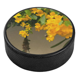 Gouden Bloesem Schoonheid Hockey Puck