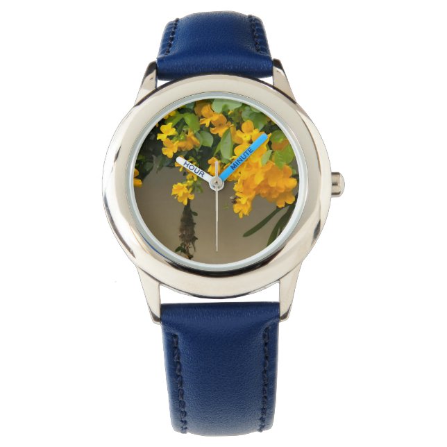 Gouden Bloesem Schoonheid Horloge (Voorkant)