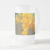 Gouden Bloesem Schoonheid Matglas Bierpul (Voorkant rechts)