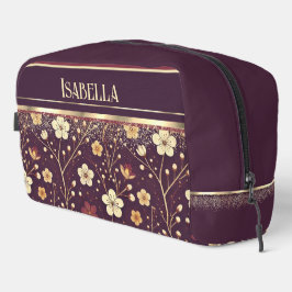 Gouden Bloesems: Delicate Bloemensymfonie Toilettasje