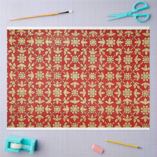 gouden bloesweefsel tissuepapier (Craft)