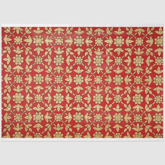 gouden bloesweefsel tissuepapier (Voorkant)