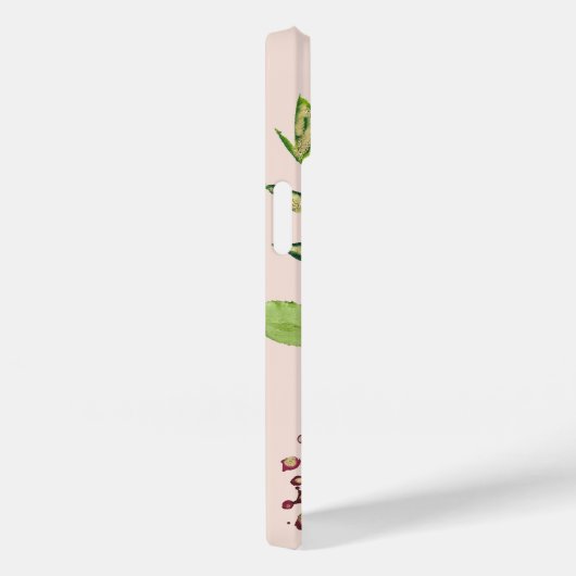 Gouden Blooms Custom Monogram | Blozen Case-Mate iPhone Case (Achterkant / Rechts)