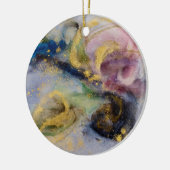 Gouden blos droom keramisch ornament (Links)