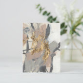 gouden blush briefkaart (Staand voorkant)