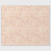 Gouden Blush Roze Dierenprint Cadeaupapier (Vlak)
