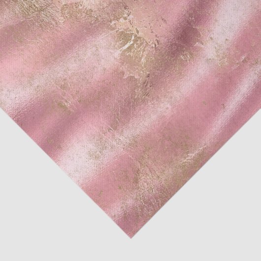 Gouden Blush Roze Glam Tissuepapier (Detail)