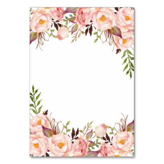  gouden blush roze pioen bruiloft invoegen Kaarten (Achterkant)