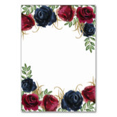 gouden blush roze pioen bruiloft invoegen Kaarten (Achterkant)