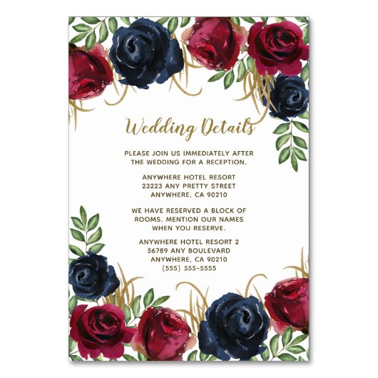 gouden blush roze pioen bruiloft invoegen Kaarten (Voorkant)